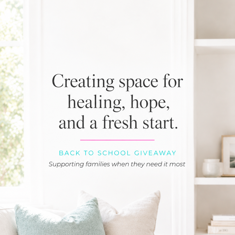 Cleaning Service giveaway with Healed Women Heal nonprofit community support